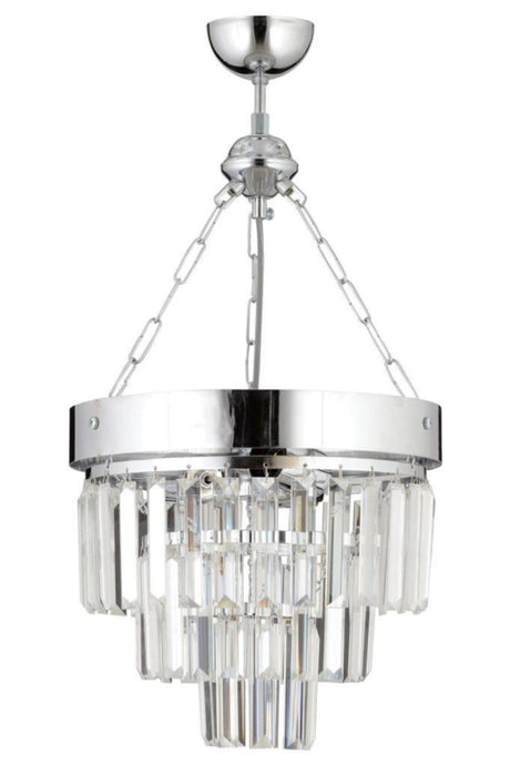 Linda 30 Silver Luxury Crystal Stone Chandelier - Swordslife