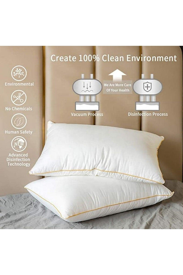 Line Series Nano Gel Outer Surface Cotton Pillow-(50×70CM)(1 PCS 1000 GR) - Swordslife