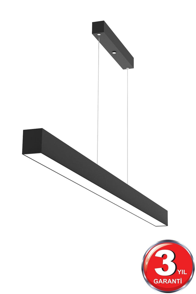 Linear-80 (Black Case, White Light) Led Pendant Lamp Led Chandelier - Swordslife