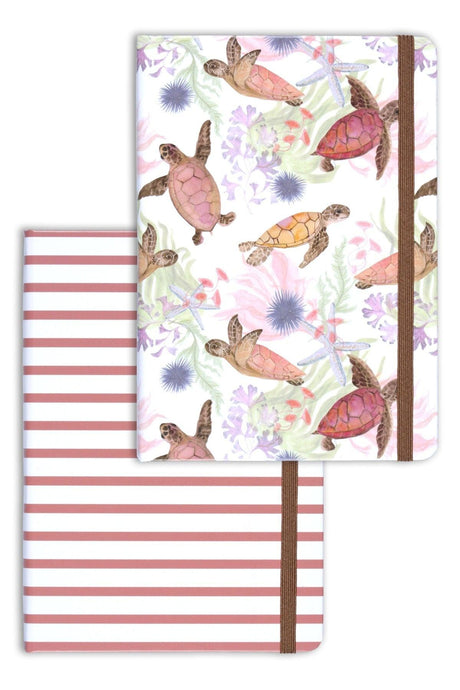 Striped Caretta Caretta Notebook Set 15x21 cm a