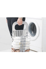 Laundry Basket Folding Dirty Laundry Saddle