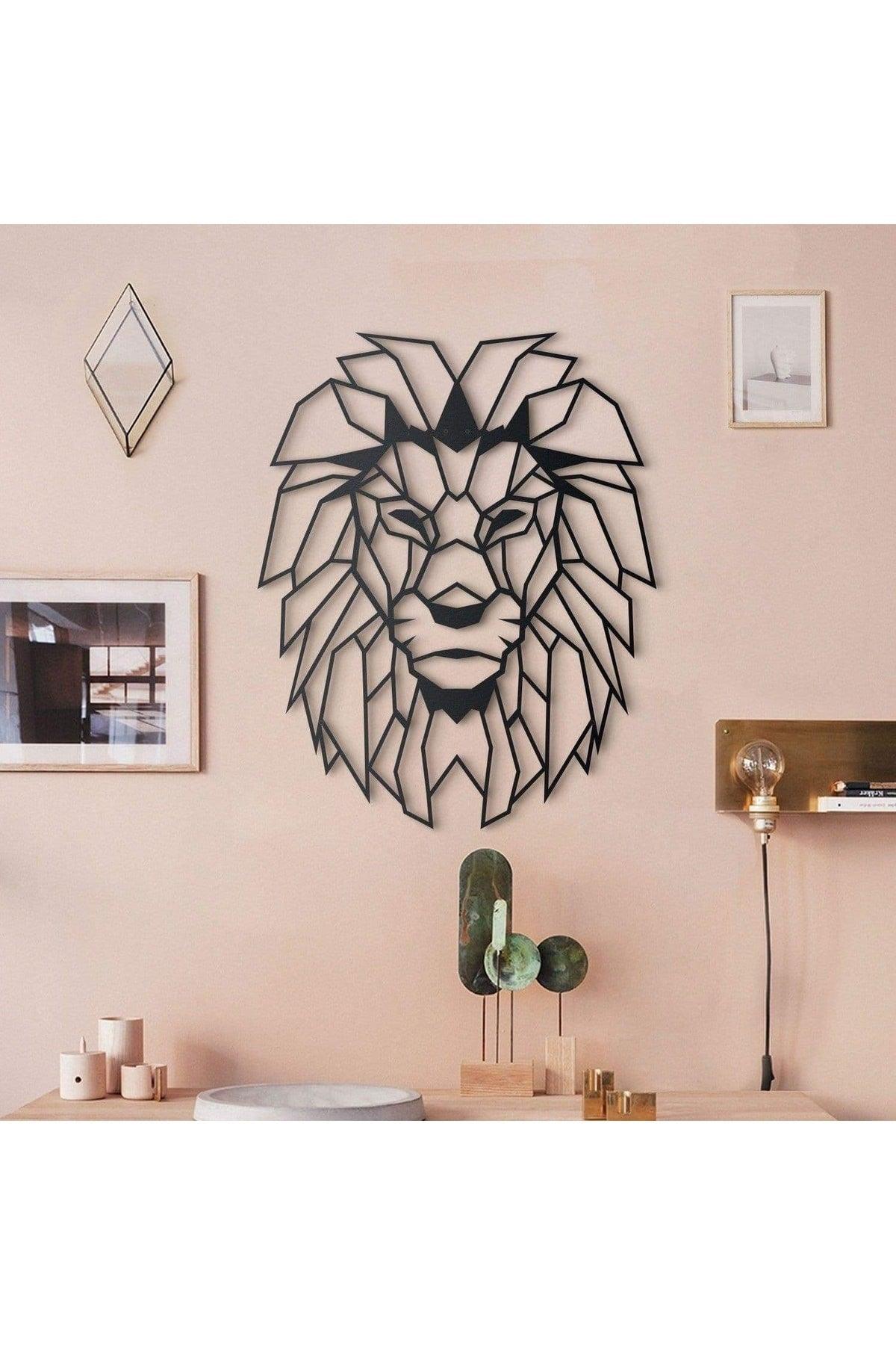 Lion Wood Wall Decor - Swordslife