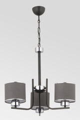 Lisbon 3 Pieces Anthracite Pendant Lamp Chandelier - Swordslife