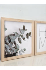 Living Room Eucalyptus Home Wooden Frame Set - Swordslife