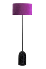 Lmd-mda01 Black Single Leg Floor Lamp - Velvet Purple - Swordslife