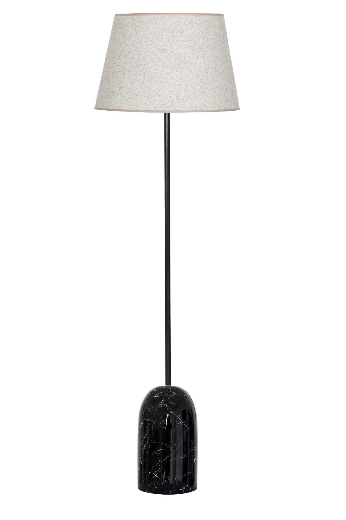 Lmd-mda01 Black Single Leg Floor Lamp - White Gray - Swordslife