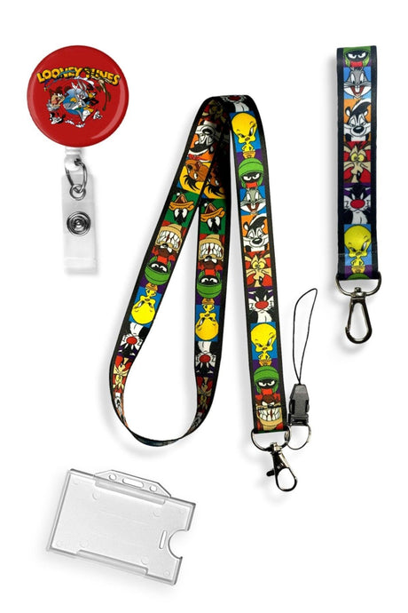 Looney Tunes Set of 4 Neck Lanyard Phone