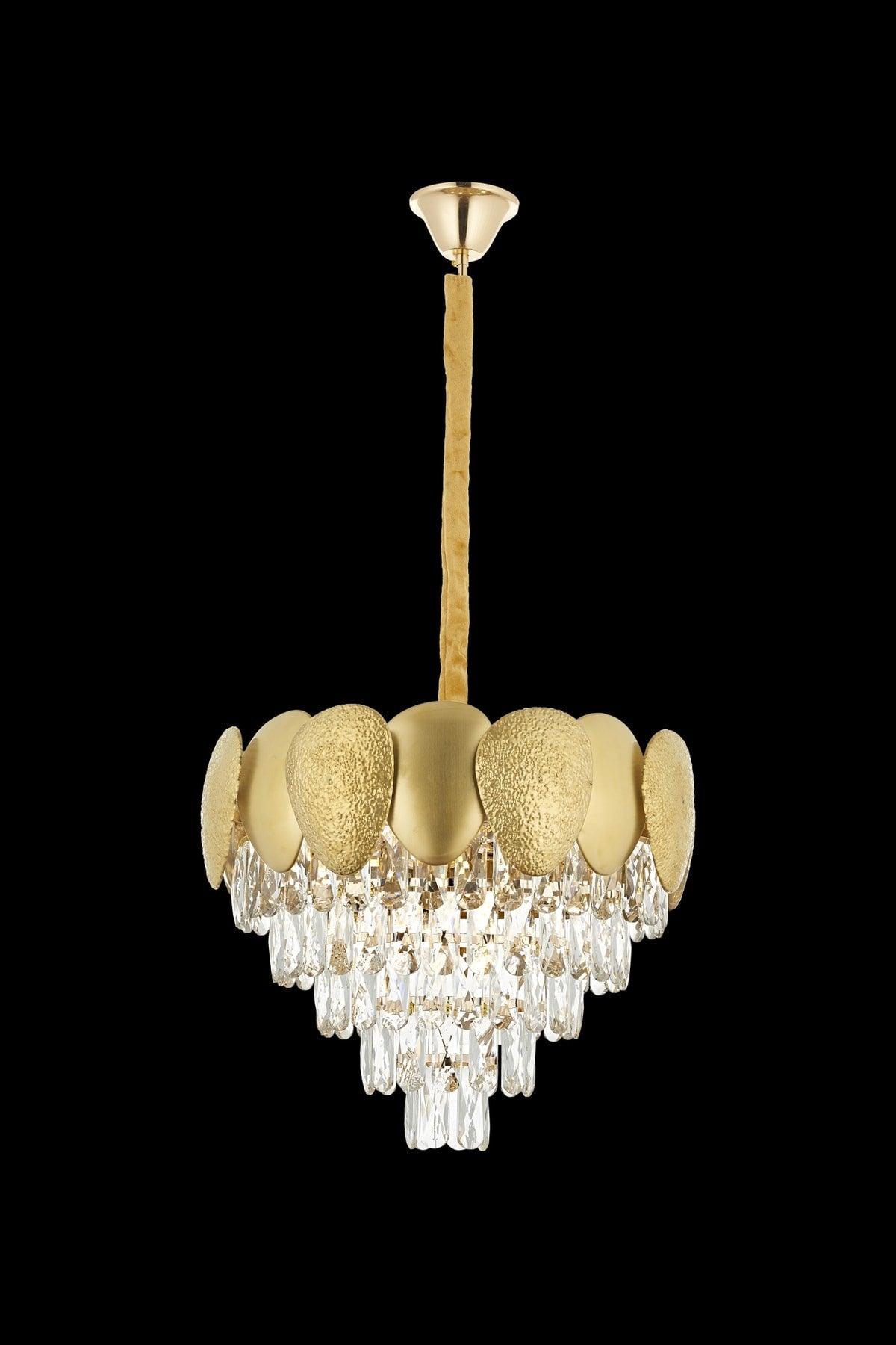 Loretta 50 Yellow Crystal Stone Chandelier - Swordslife