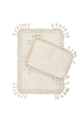 Lorna Bath Mat Cream 40x60 60x90