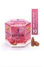 Lotus Lotto Backflow Incense Waterfall Conical Backflow Incense Cones 10 Pcs / Cones - Swordslife