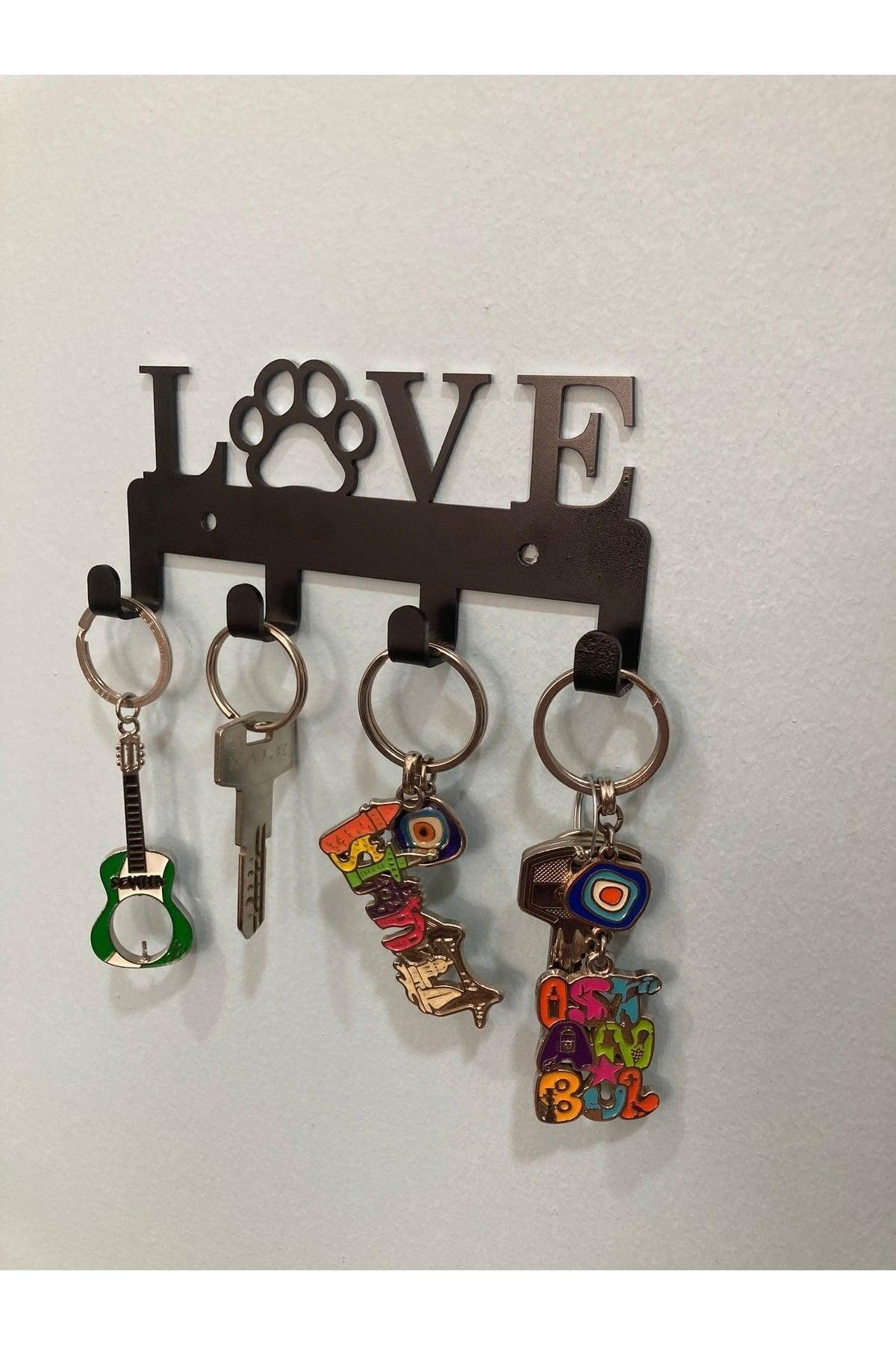 (LOVE) Metal Key Holder - Decorative Key Holder - Swordslife