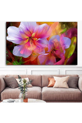 Luxury Canvas Trend Design Colorful Flower - Swordslife