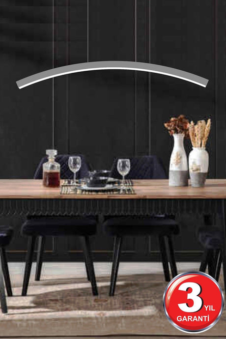 Luna (Grey Case, Daylight) Led Modern Led Chandelier - Swordslife