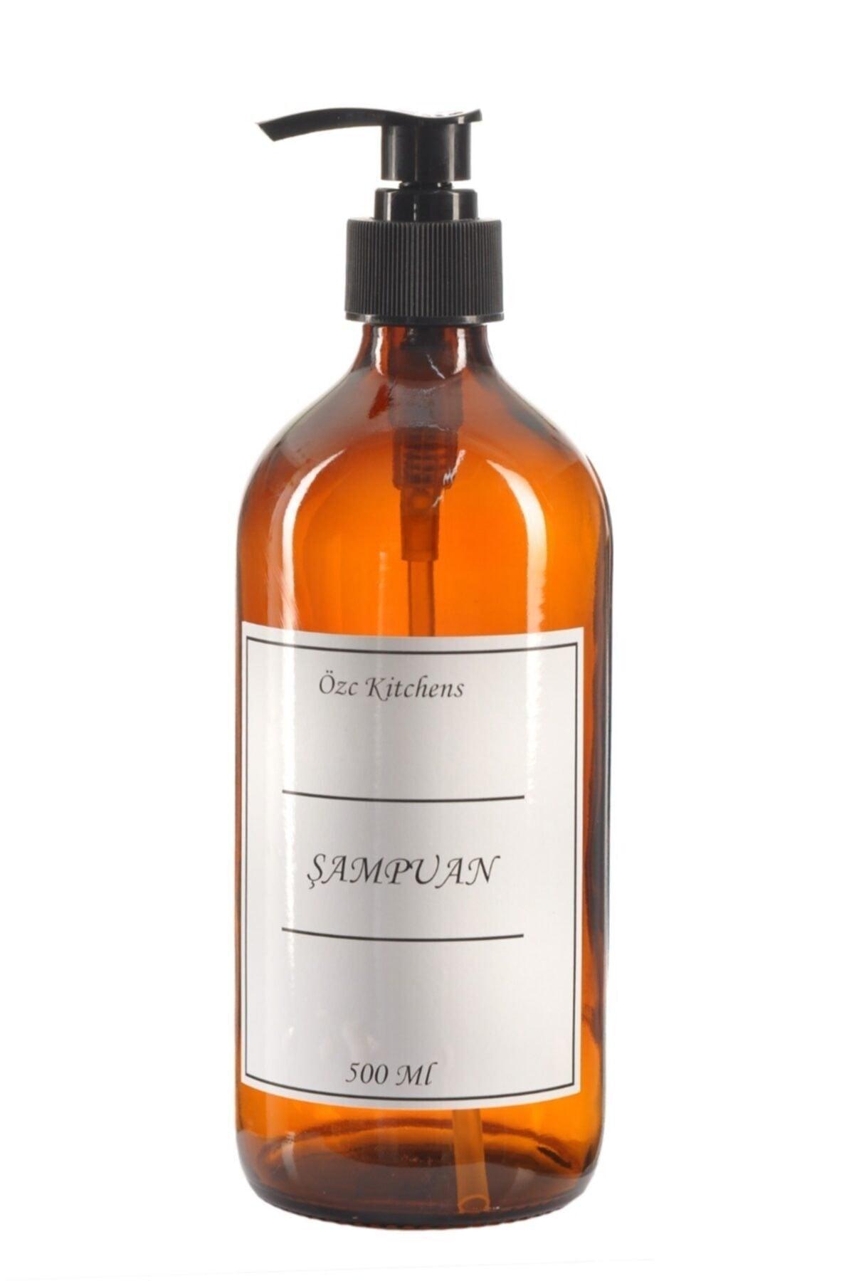 Luxury Amber Glass Shampoo&Shower Gel Set (500ml*2)