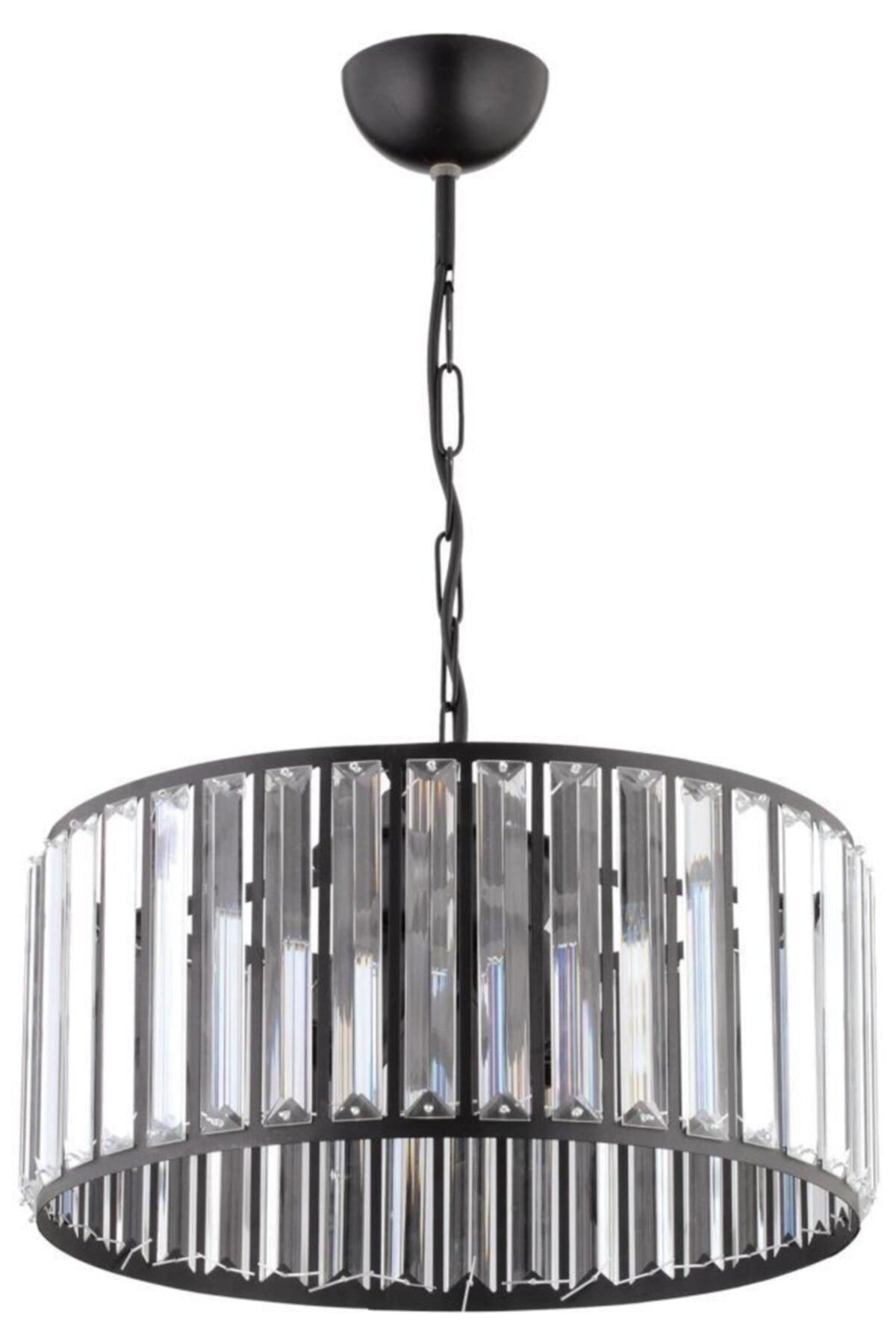 Luxury Diamond 40 Cm Black Stone Chandelier - Swordslife