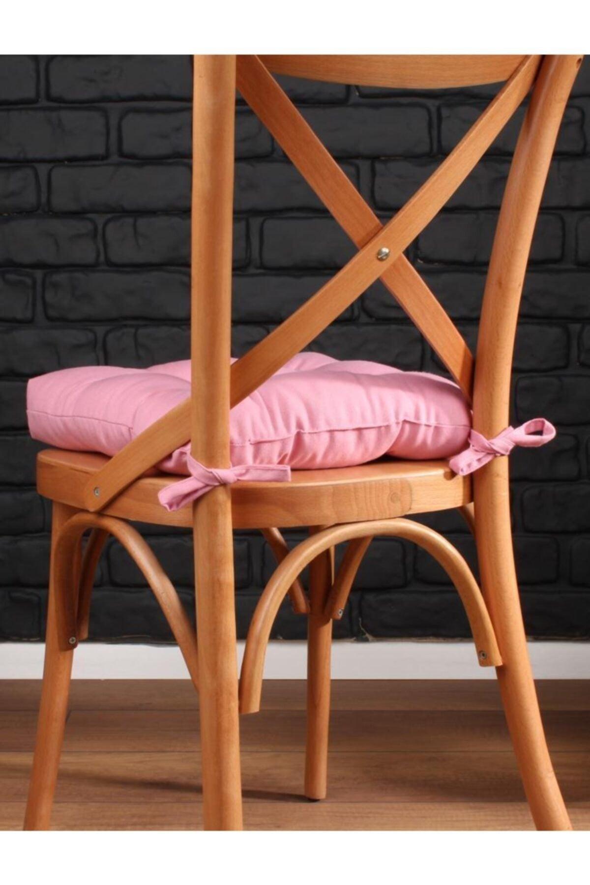 Lux Pofidik Pink Chair Cushion Special Stitched Laced 40x40cm - Swordslife