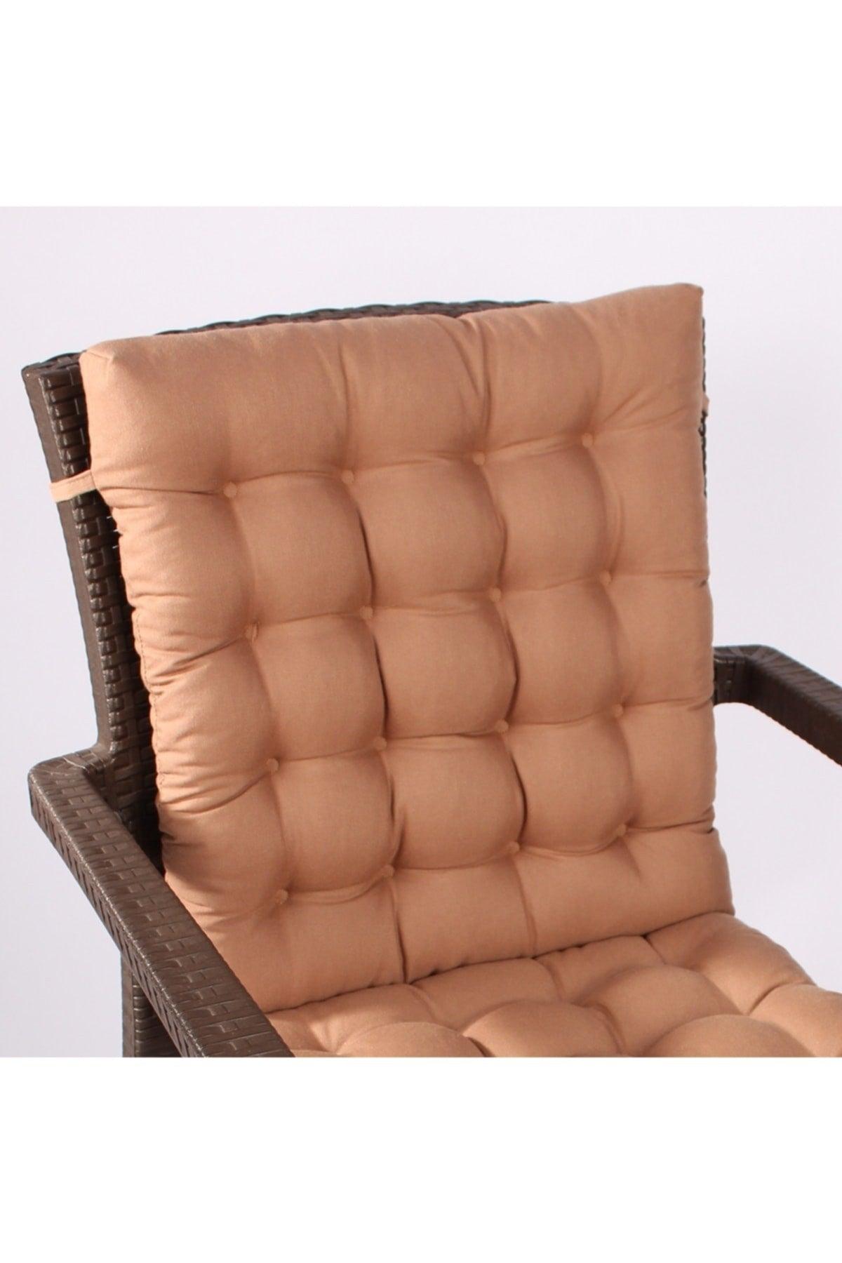 Luxury Pofidik Rattan Lotus Chair Cushion 45x95 Brown - Swordslife