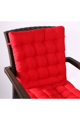 Lux Pofidik Rattan Lotus Chair Cushion 45x95 Red - Swordslife