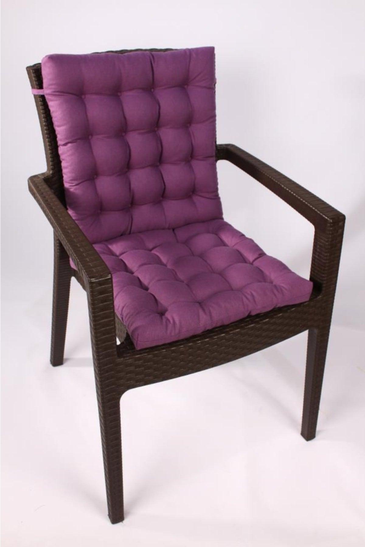 Luxury Pofidik Rattan Lotus Chair Cushion 45x95 Purple - Swordslife