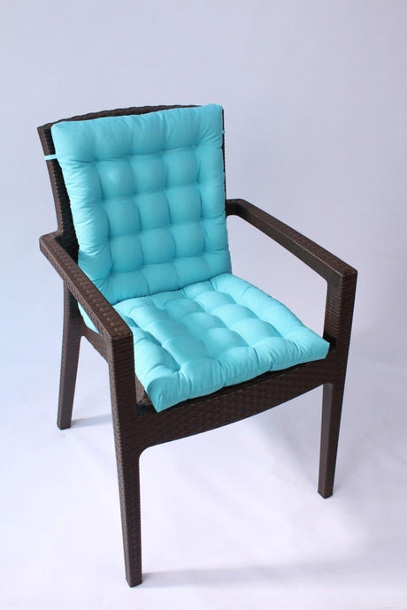 Luxury Pofidik Rattan Lotus Chair Cushion 45x95 Turquoise - Swordslife