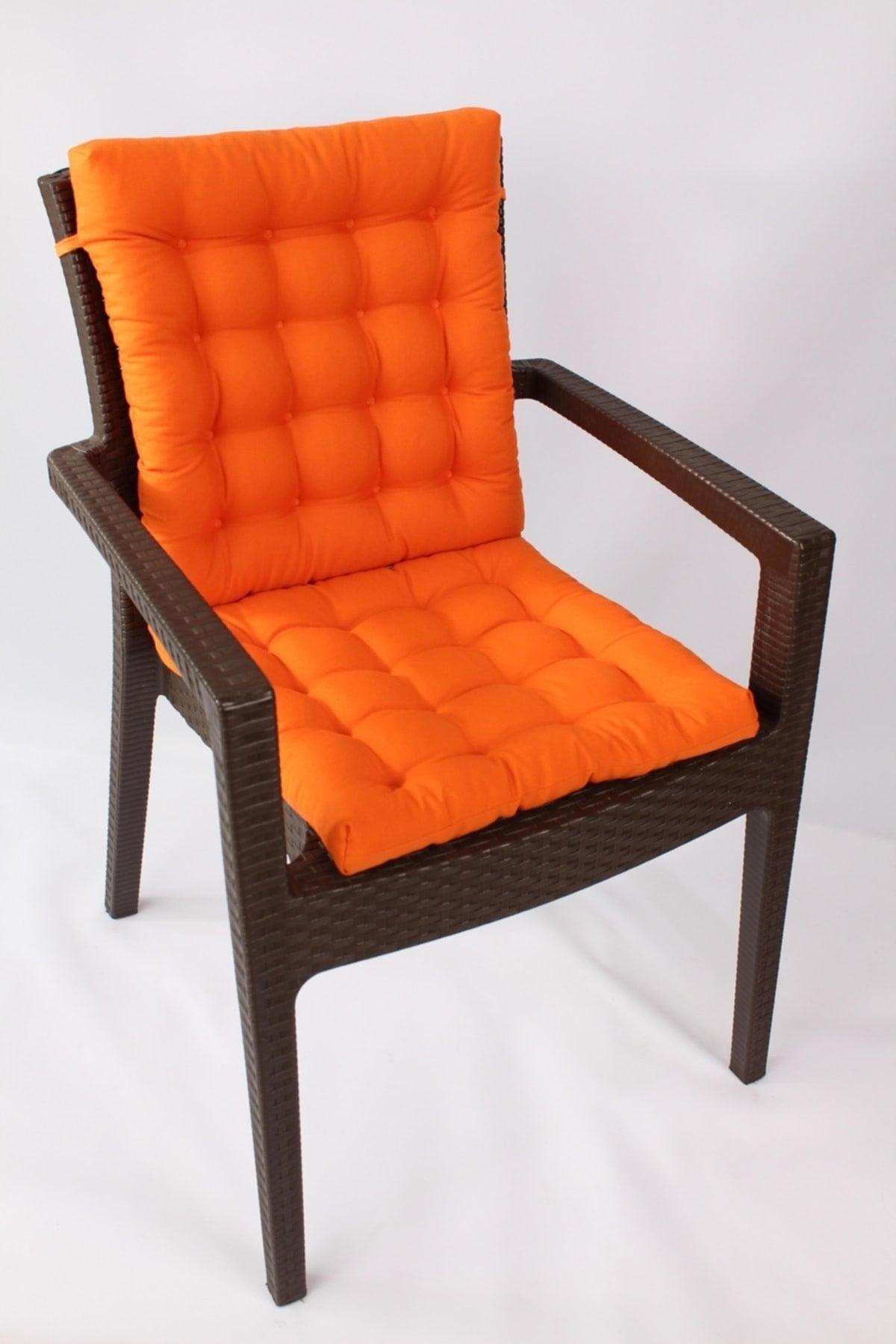 Lux Pofidik Rattan Lotus Chair Cushion 45x95 Orange - Swordslife