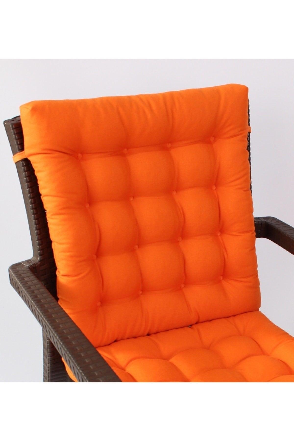 Lux Pofidik Rattan Lotus Chair Cushion 45x95 Orange - Swordslife