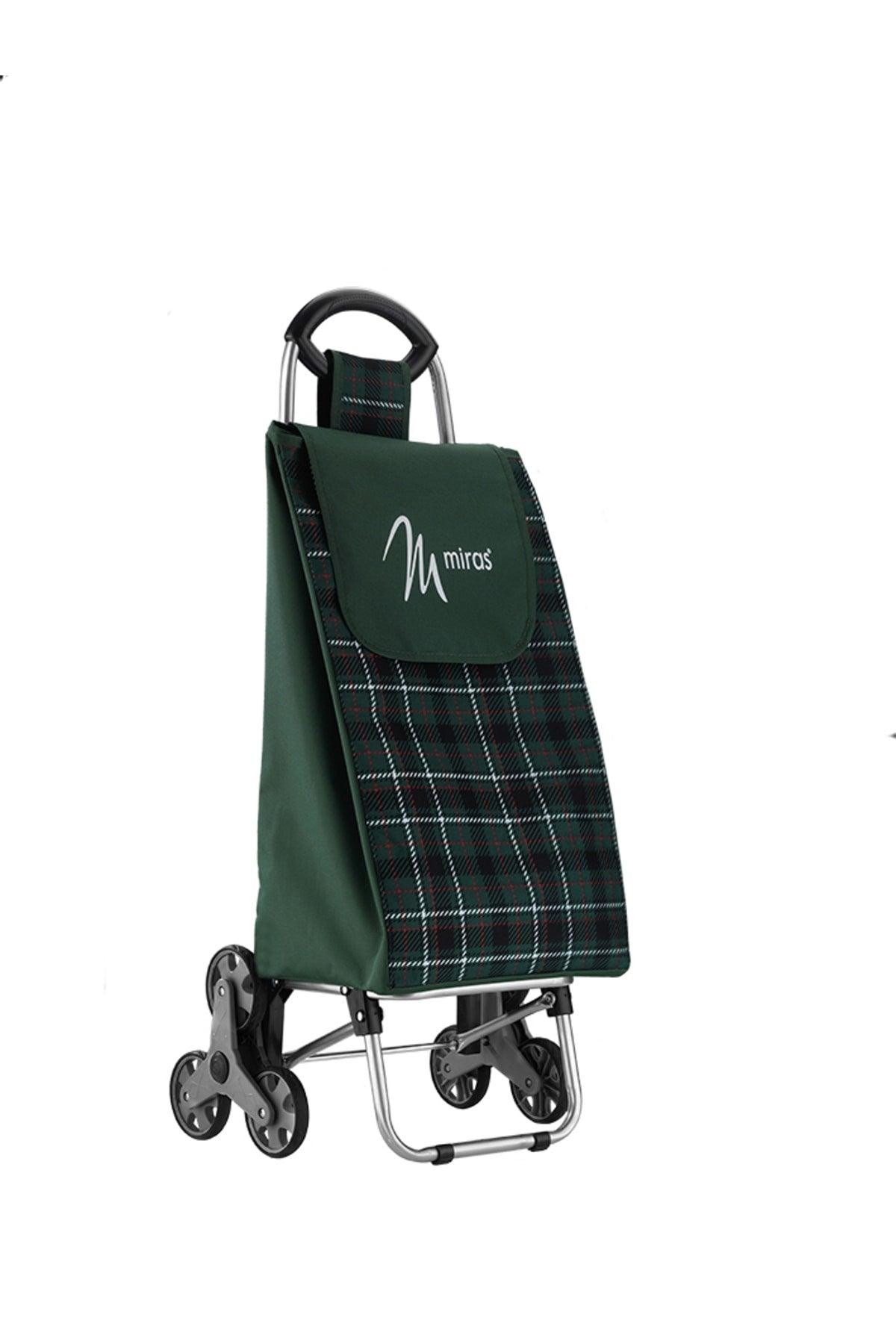 M-107 Lux Üçteker Plaid Market Trolley - Swordslife