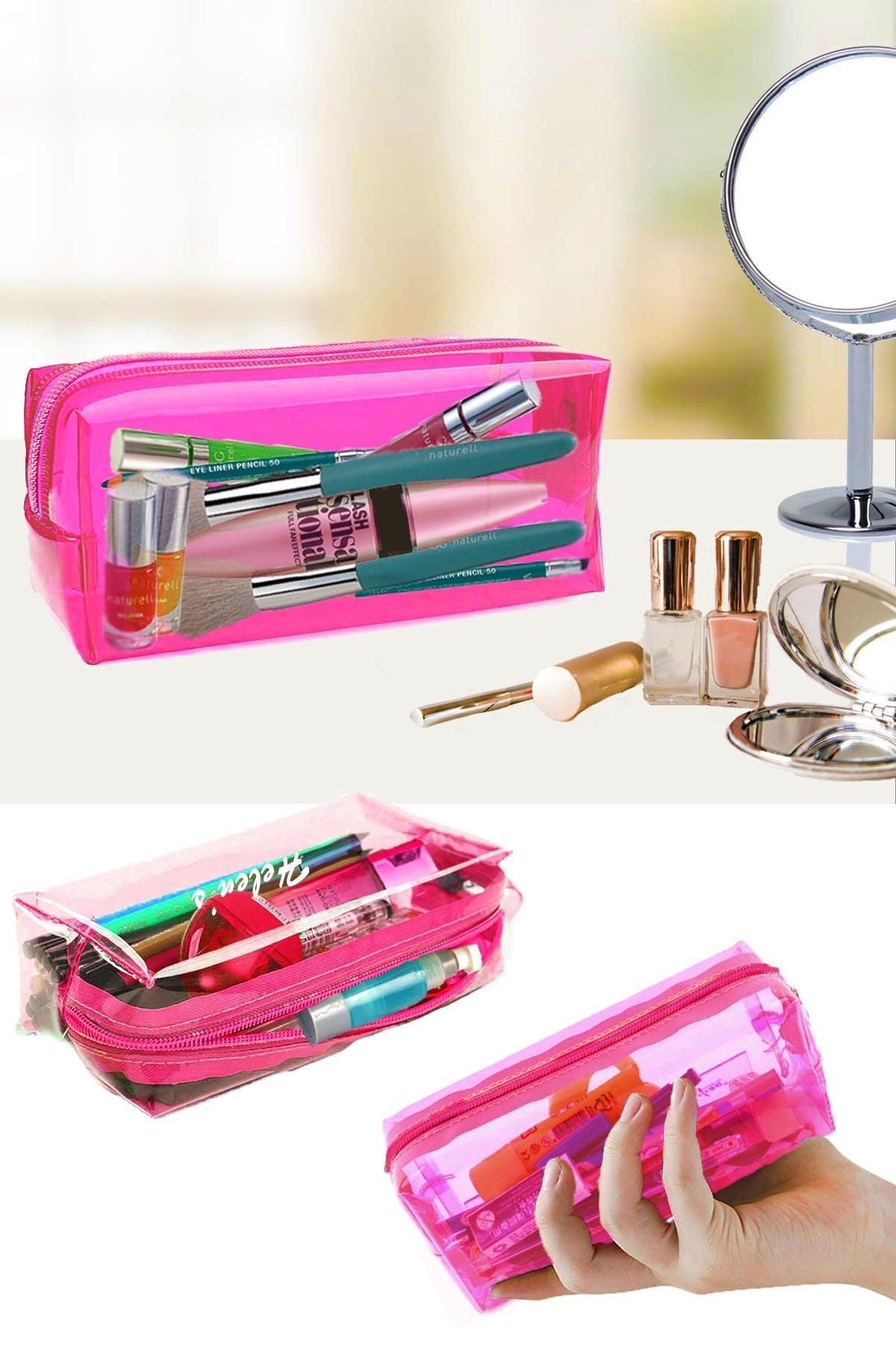 Make-up Materialien Organizer Make-up Tasche Zipper Penlik Organizer-Pink - Swordslife