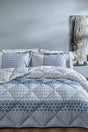 Malin Double Bedding Set - Blue - Swordslife