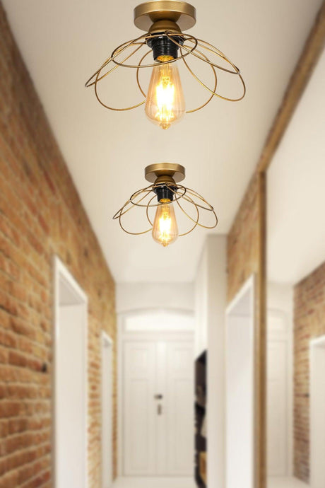 Mango Single Tumbled Ceiling Mount Chandelier - Swordslife