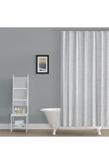Marble Pattern Bathroom Curtain, Single Wing Shower Curtain-white Shower Curtain 12 Pieces C Ring Gift Curtain - Swordslife