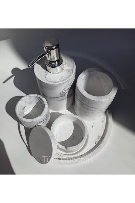 Marble Patterned Bathroom Set - Swordslife