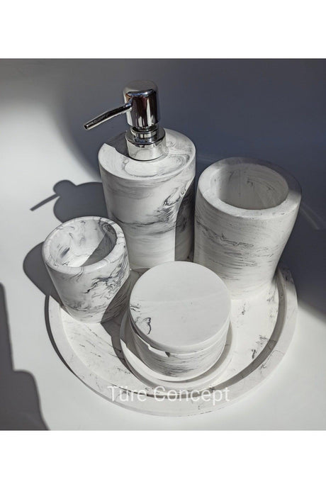 Marble Patterned Bathroom Set - Swordslife