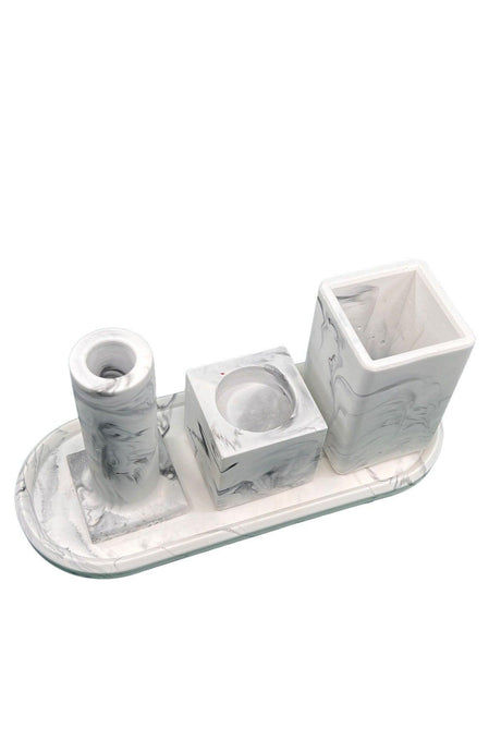 Marble Series Toothbrush Bathroom Set