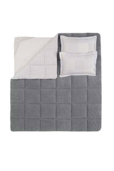 Marcia Triola Single Bedding Set - Gray - Swordslife