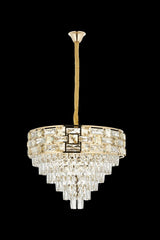 Mariella 60 Yellow Crystal Stone Chandelier - Swordslife