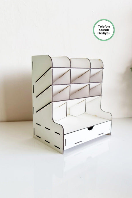 Martı Drawer Pen Holder Desktop Organizer