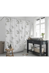 Seagull Pattern Shower Curtain