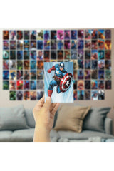 Marvel Heroes Drawing Poster Set - Collage Set - 110 Pieces - Adhesive Back 10cm*15cm - Boxed - Swordslife