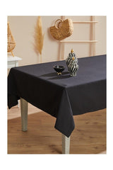 Table Cloth Black Option Announcement Stain Resistant Duck Linen Fabric - Swordslife