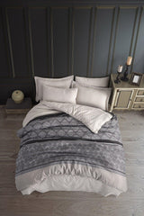 Mature Duvet Cover Set Double Creative Gray