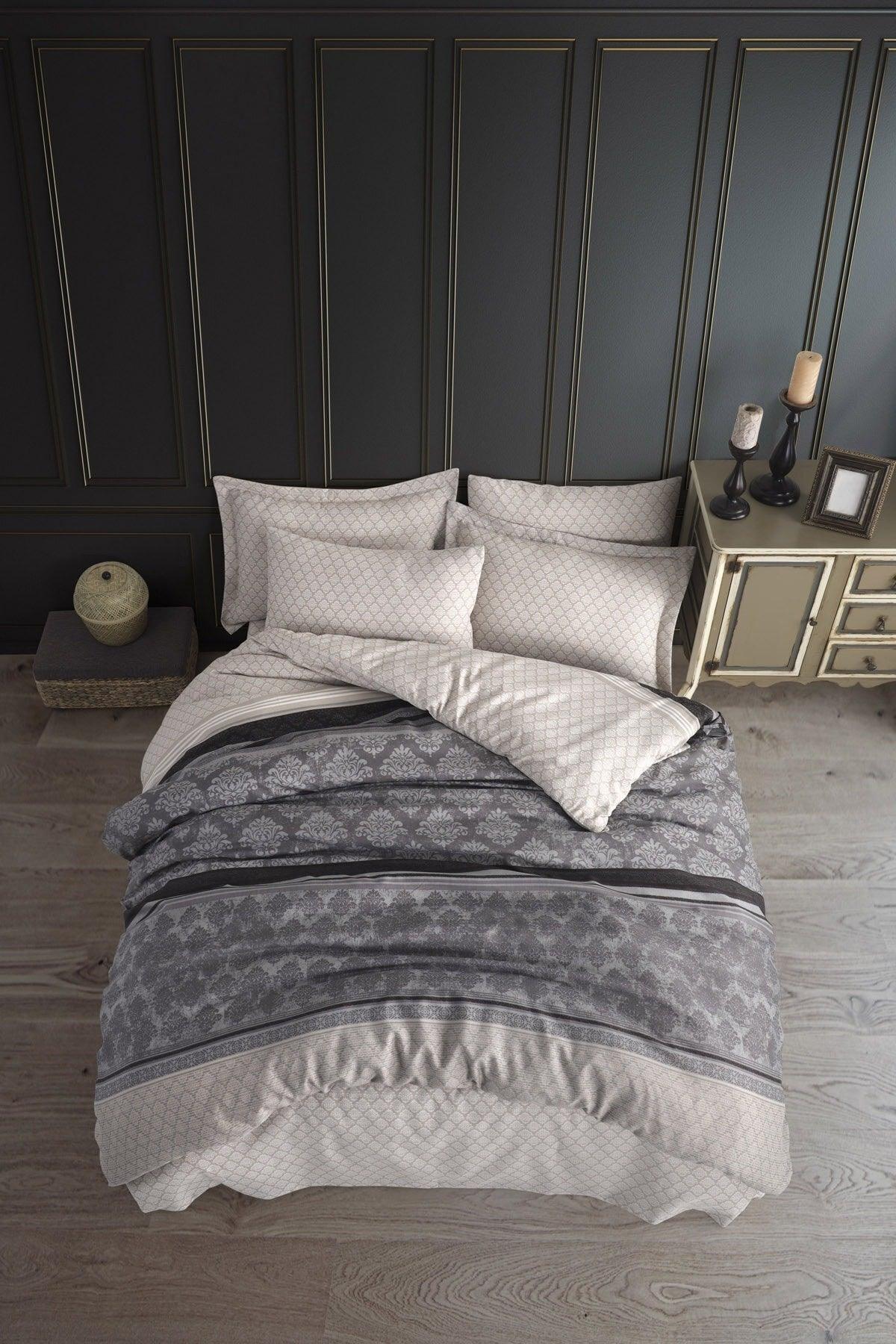 Mature Duvet Cover Set Double Creative Gray - Swordslife