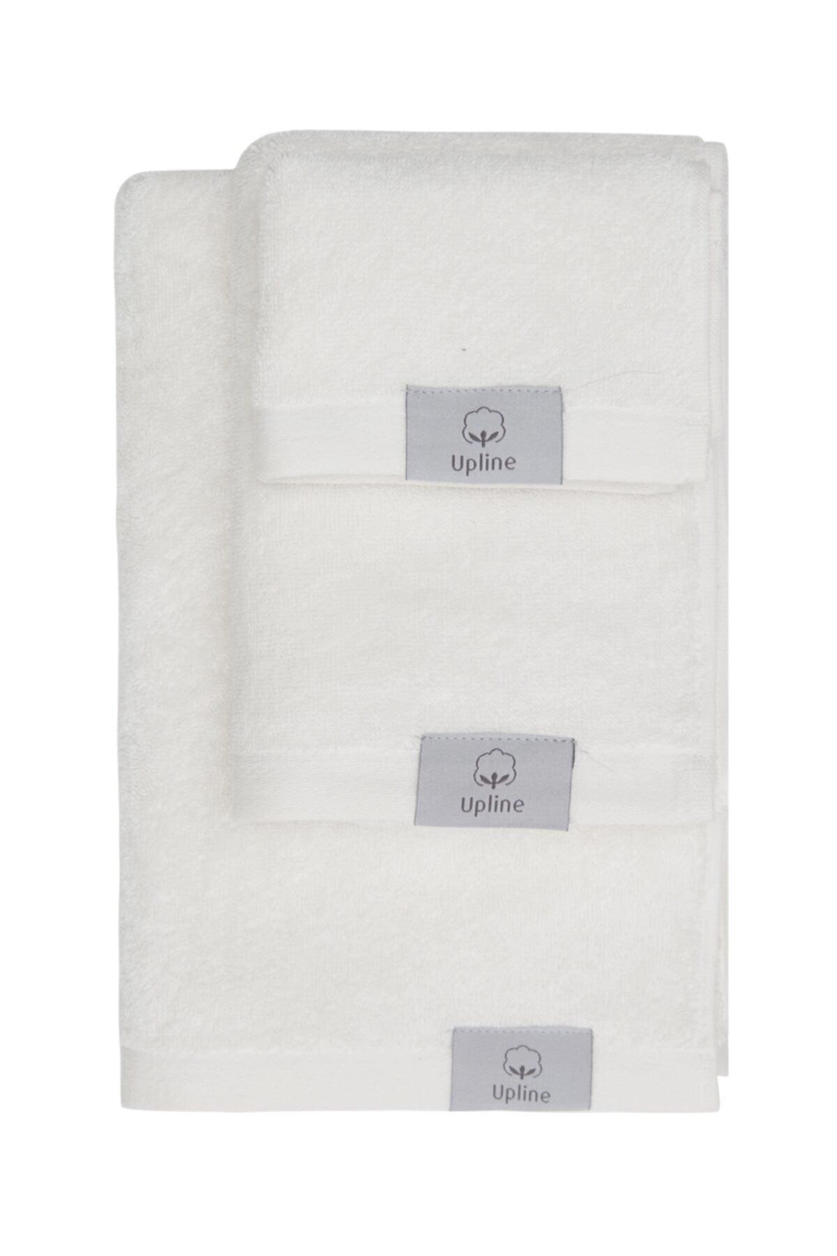 Mauro 100% Organic Cotton Cream 3 Piece Towel Set