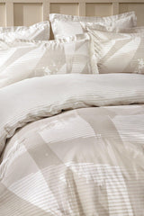 Maxime Double Ranforce Duvet Cover Set - Beige - Swordslife