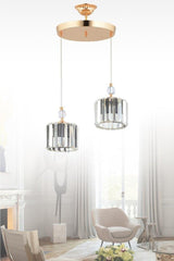 Maya 2 Gold Y-10 Crystal Stone Chandelier - Swordslife