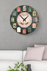 Mdf Wall Clock 55cm Ms5525 - Swordslife