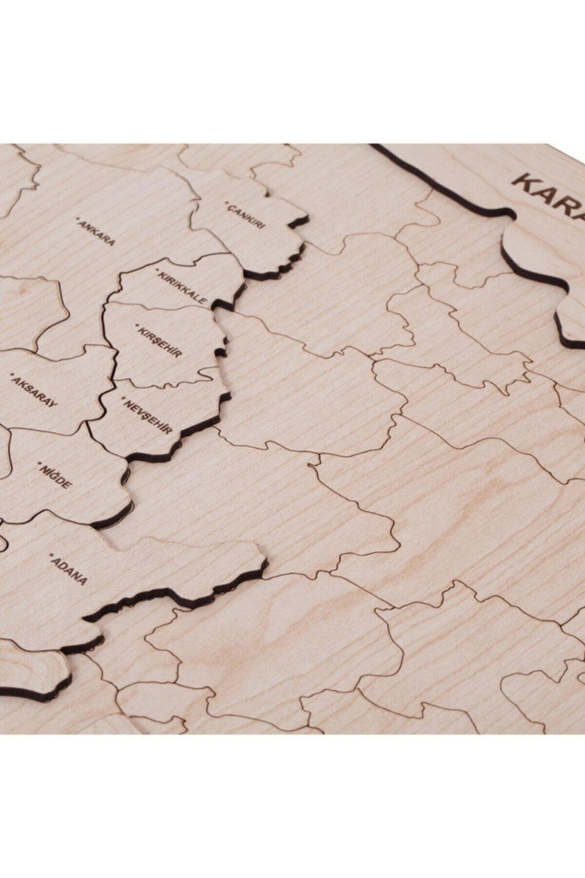 Mega Size Wooden Natural Large Turkey Map Montessorie Educational Puzzle - Swordslife