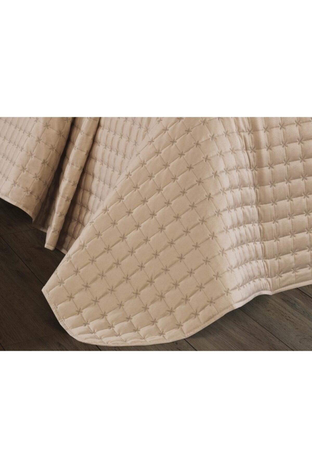 Meltem Double Bedspread Cappucino - Swordslife