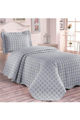 Meltem Single Bedspread Gray - Swordslife