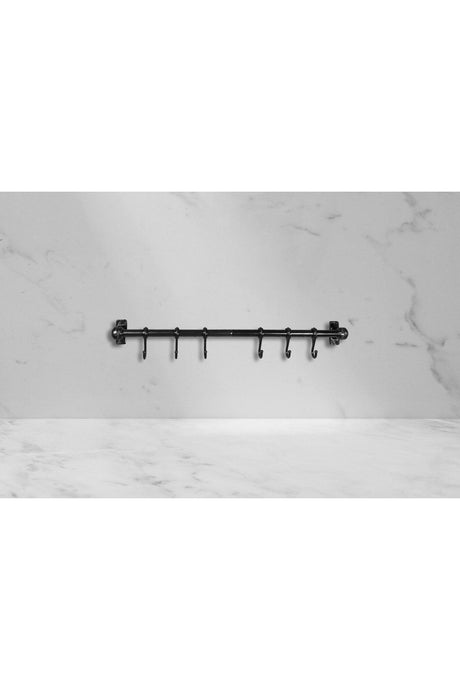 Metal Ergonomic Black Kitchen And Bathroom Hanger - Swordslife